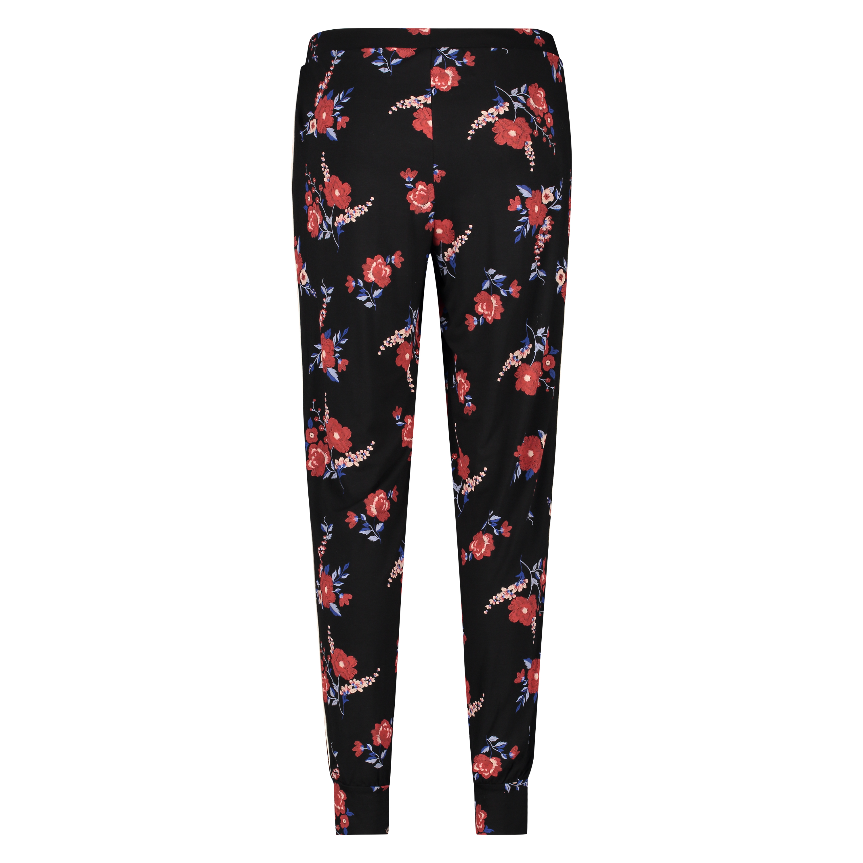 Jersey pysjamasbukser, Svart, main