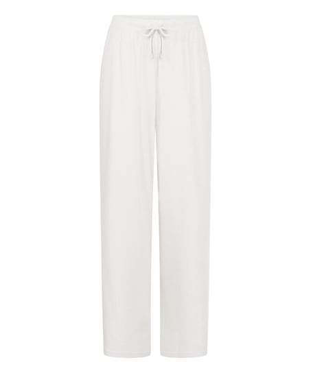 Pyjamabukser Pointelle, Beige