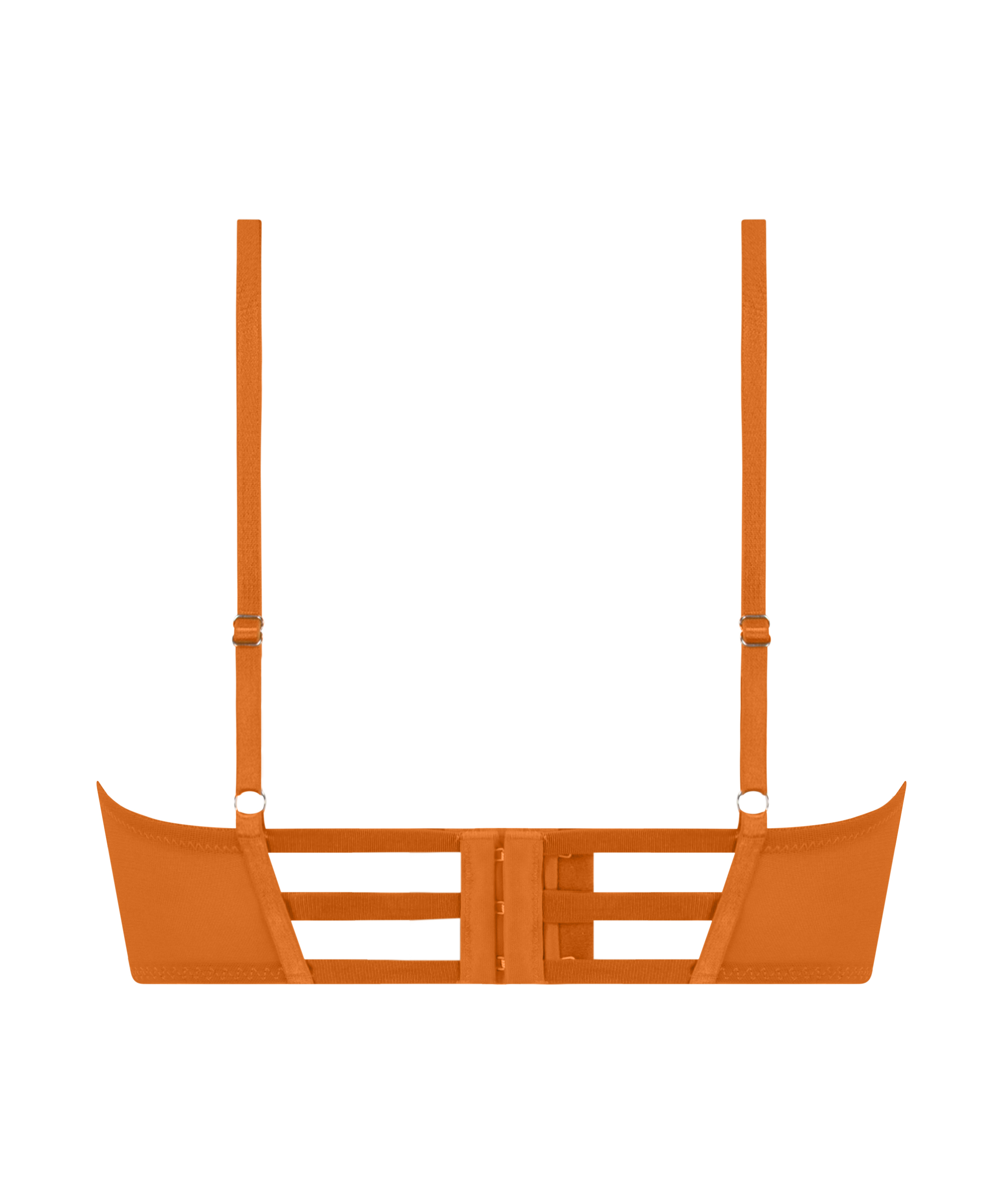 Polstret Longline BH med bøyle Vera, Oransje, main