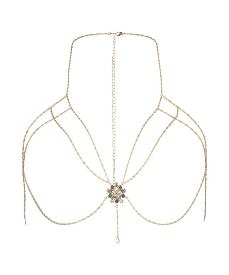Chain Top Bralette, Gul