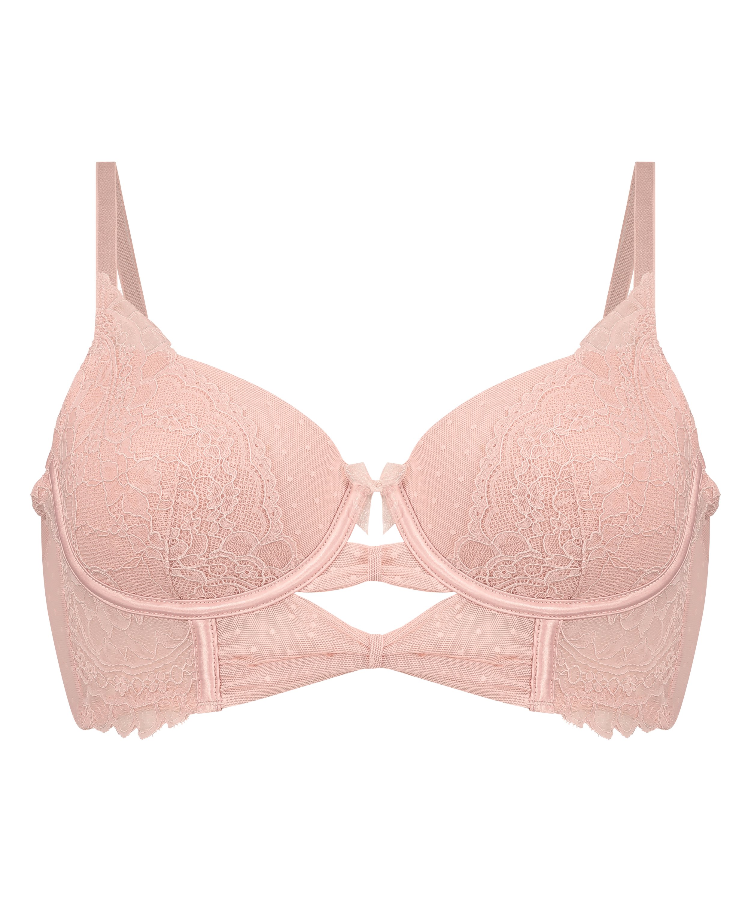 Vatterte longline b&oslash;yle-bh Juliette, Rosa, main