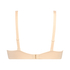 Uforet BH i satengfleece med bøyle, Beige