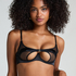 Vienna ufôret BH med bøyle, Svart