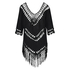 Fringe Tunic, Svart