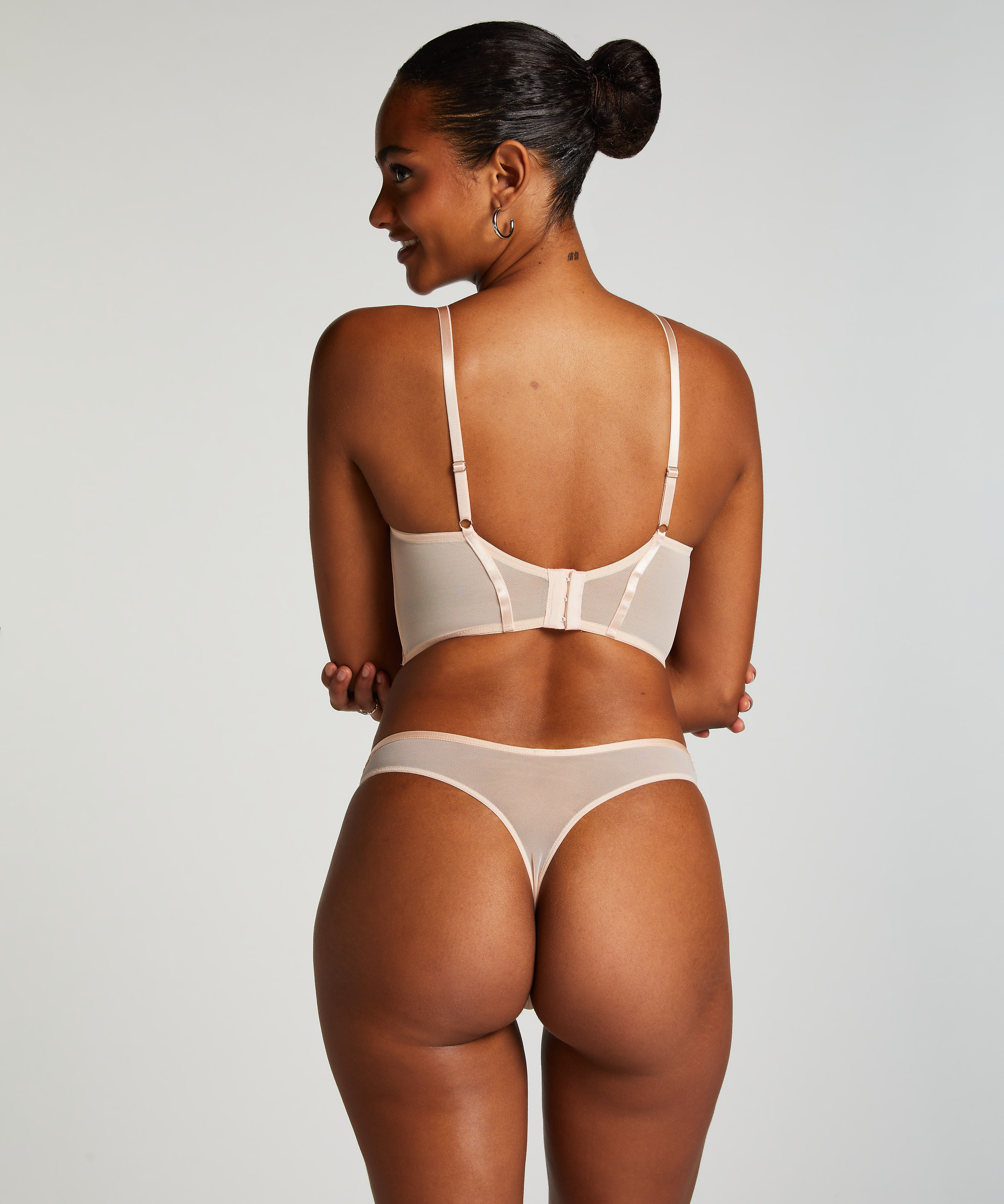 Longline upolstret spile-BH Jade, Rosa, main