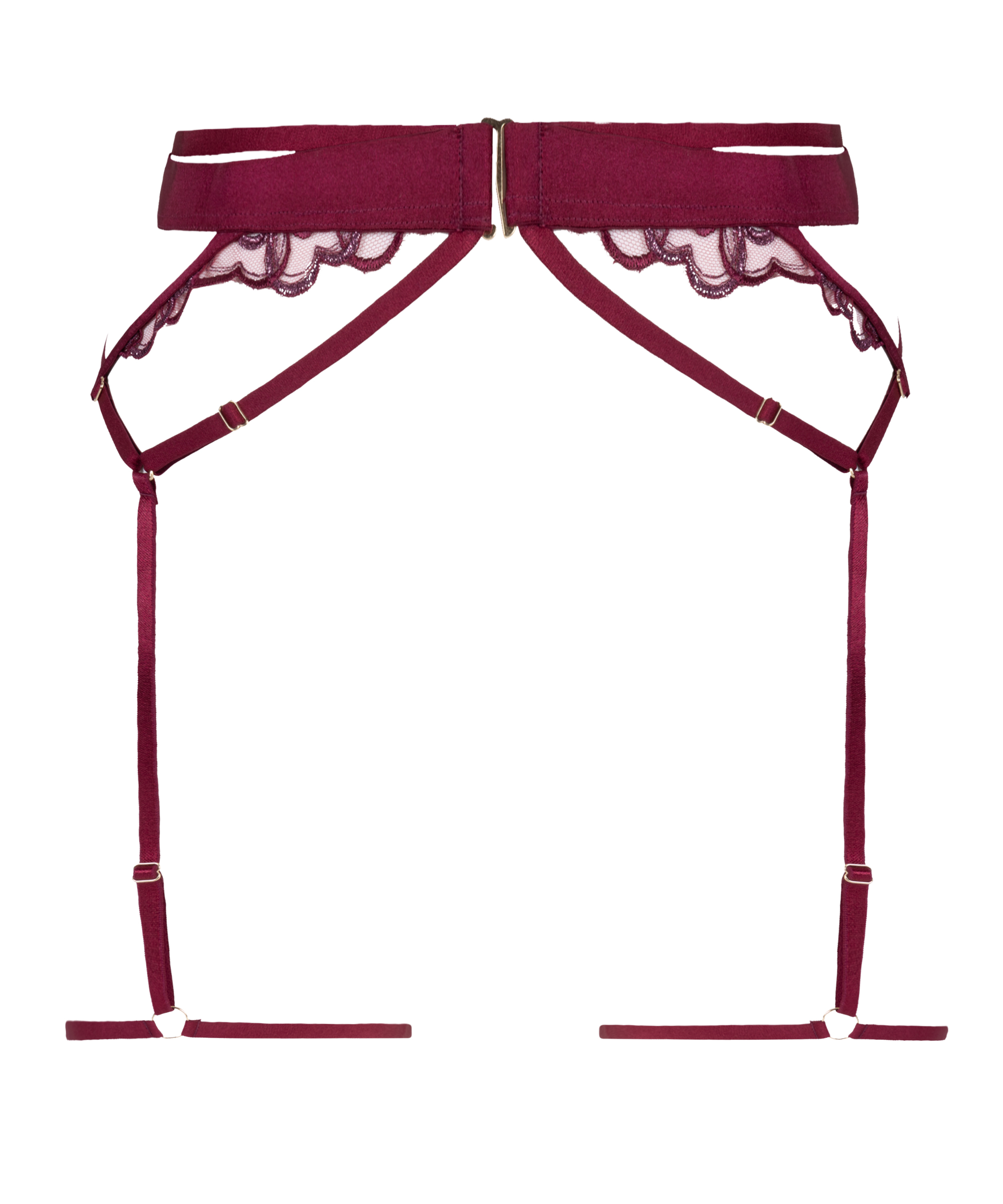 Strømpeholdere Scarlett, Rød, main