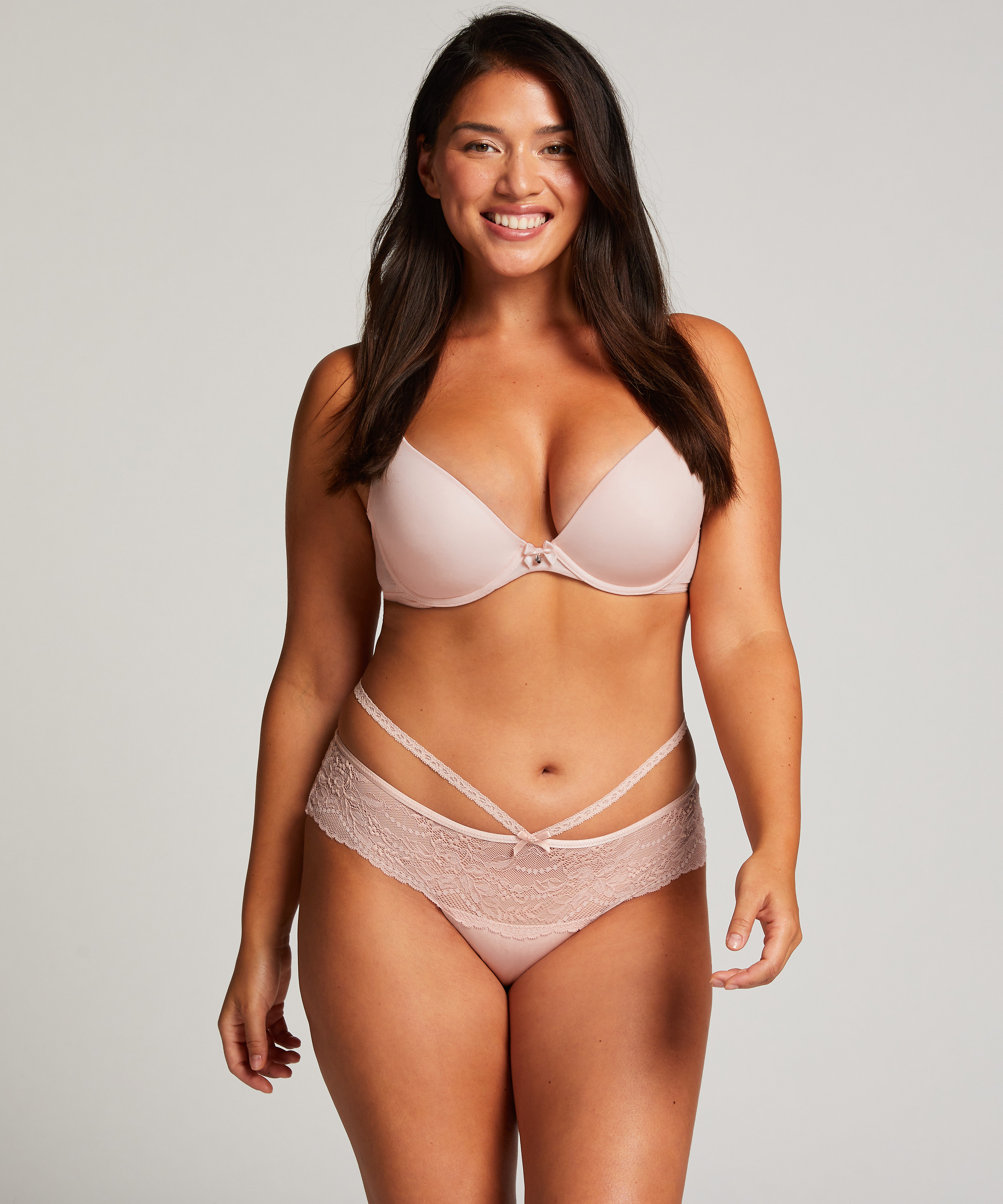 Hipster-string Francesca, Rosa, main