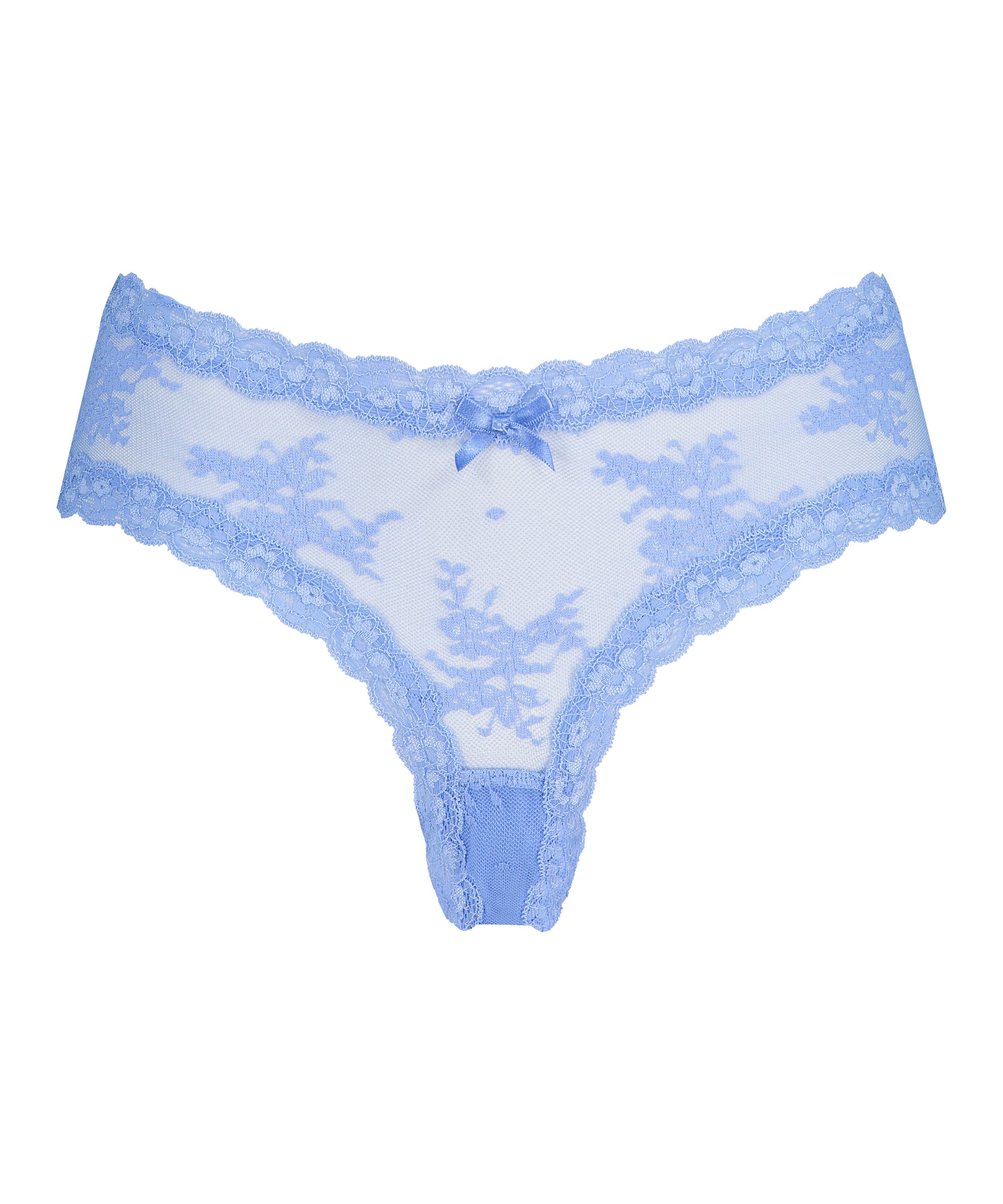 Brasiliansk truse V-shape Mesh, Bl&aring;, main