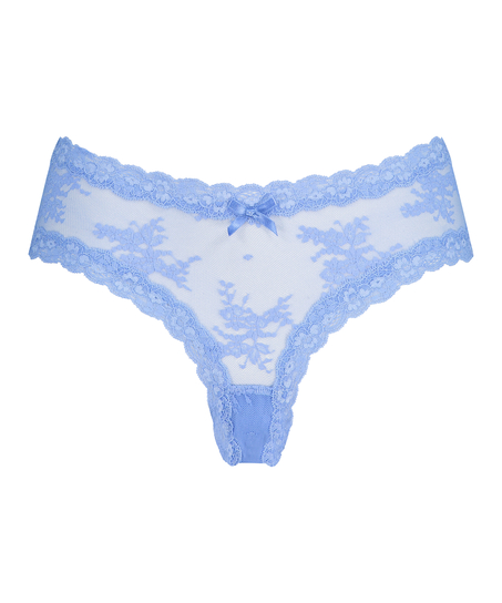 Brasiliansk truse V-shape Mesh, Bl&aring;