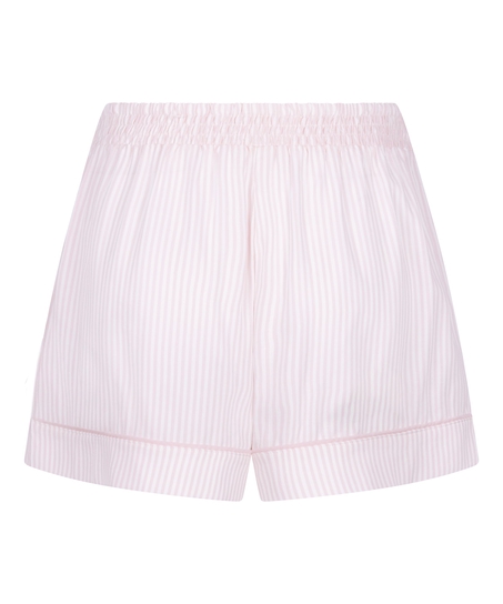 Vevd pysjamasshorts, Rosa