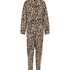 Onesie flanellfleece, Brun