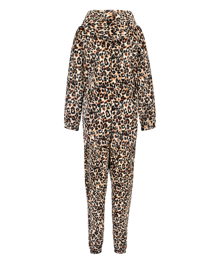 Onesie flanellfleece, Brun