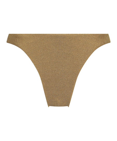 Høykuttet Bikini Underdel Goldie Shimmer, Gul