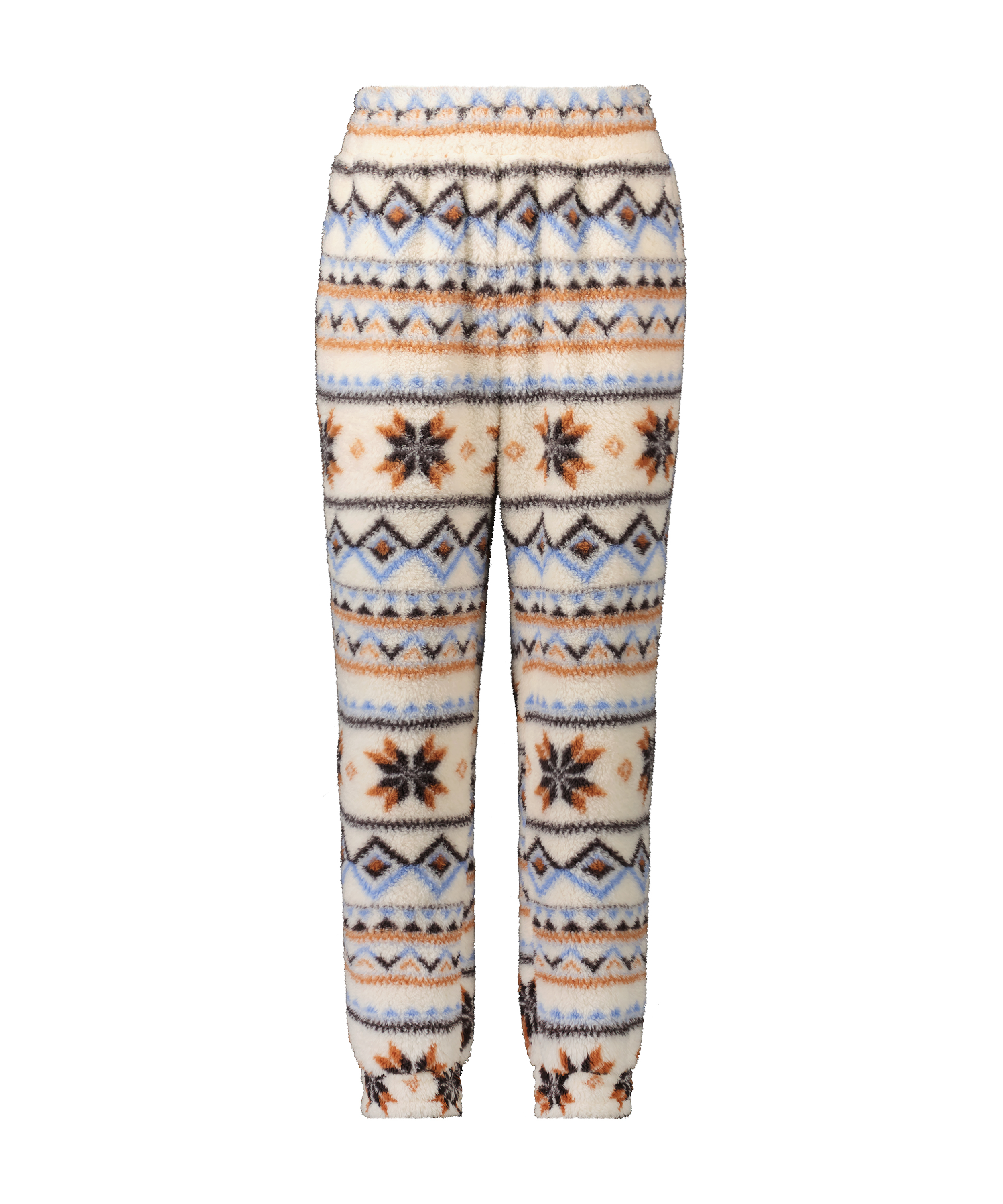 Fleece  joggebukse, Hvit, main