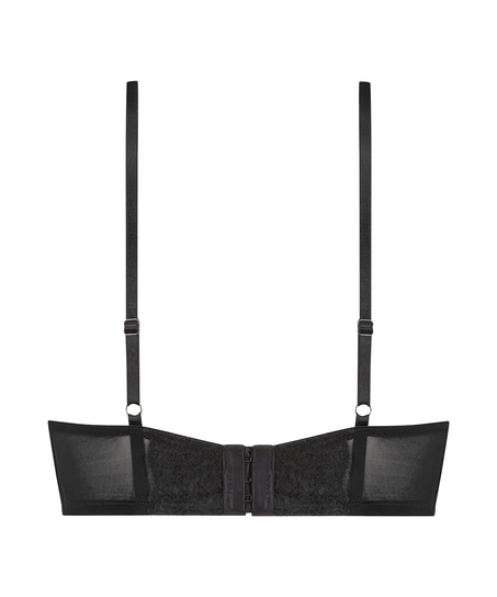 Polstret pushup-BH med bøyle Gigi, Svart