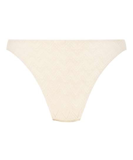 Bikini Underdel Crochet, Hvit