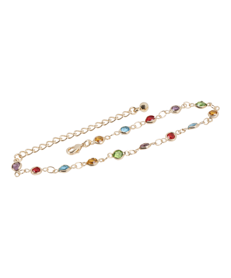 Armbånd med edelstener, Gul