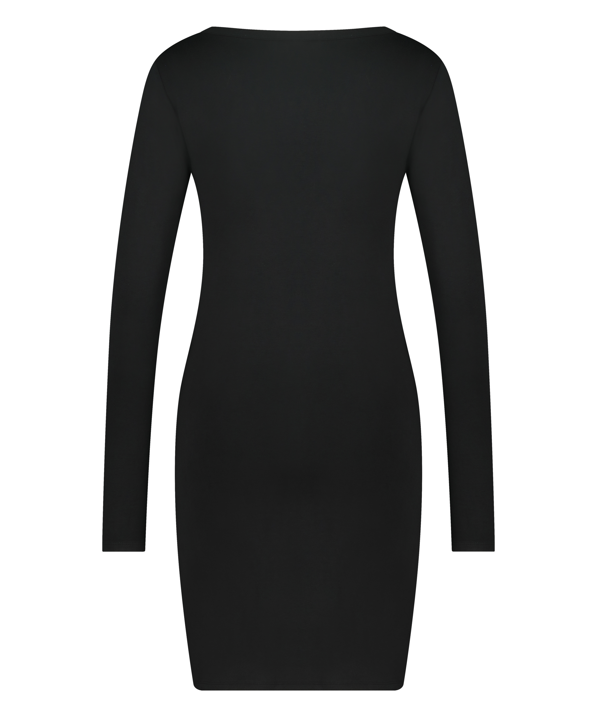 Nattskjorte Henley, Svart, main