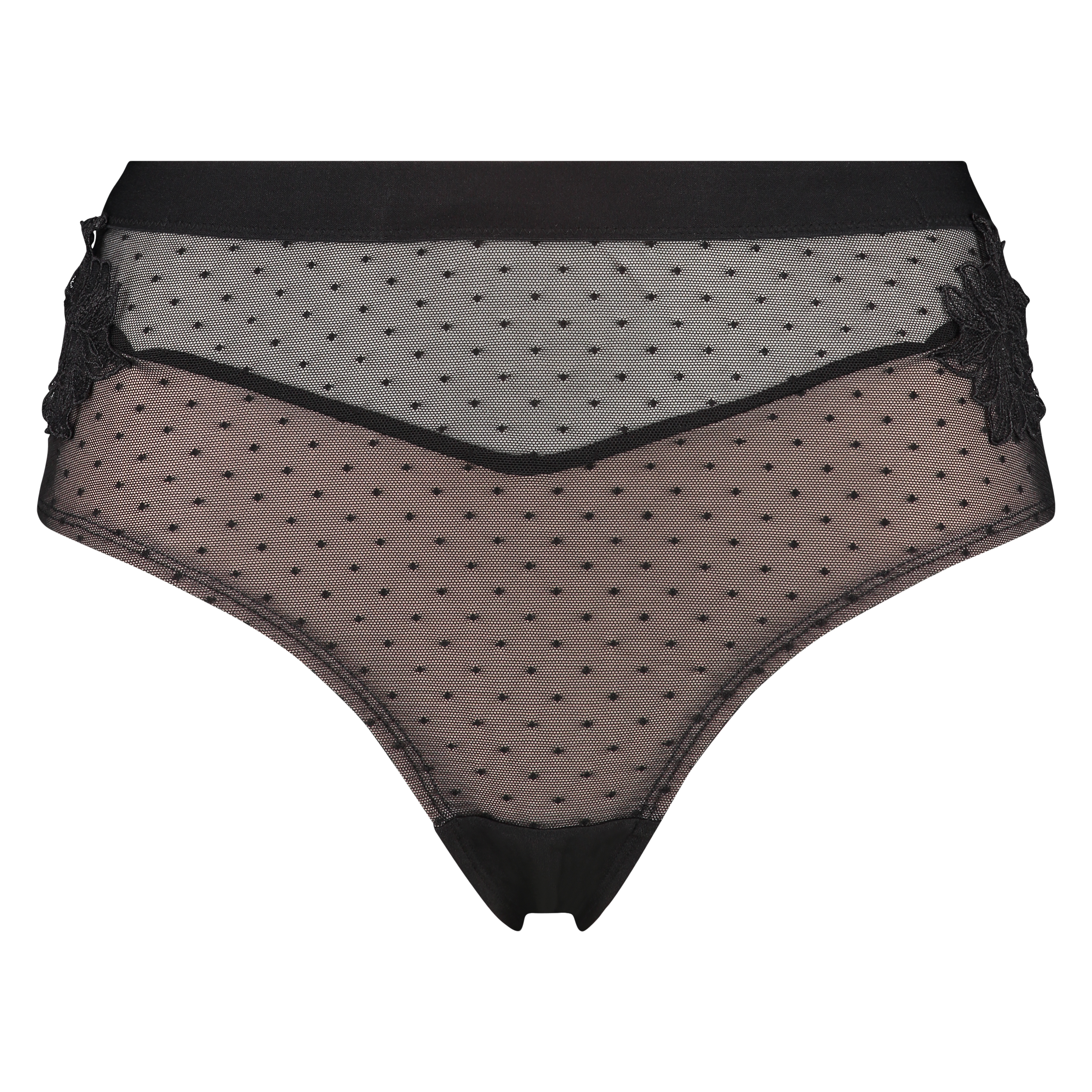 Amelia h&oslash;y brasiliansk truse, Svart, main