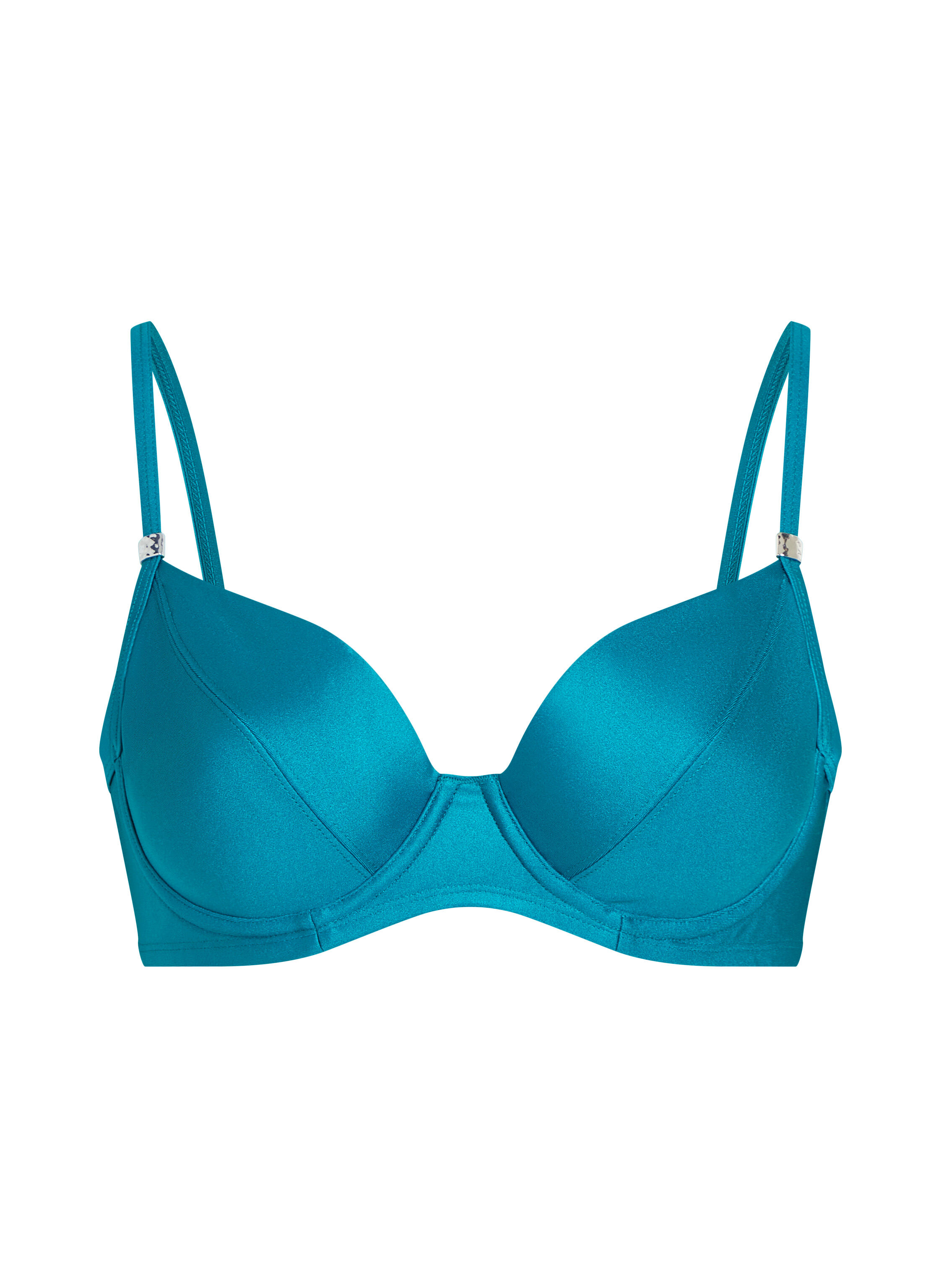 Uvattert bikinitopp med spiler Aqua