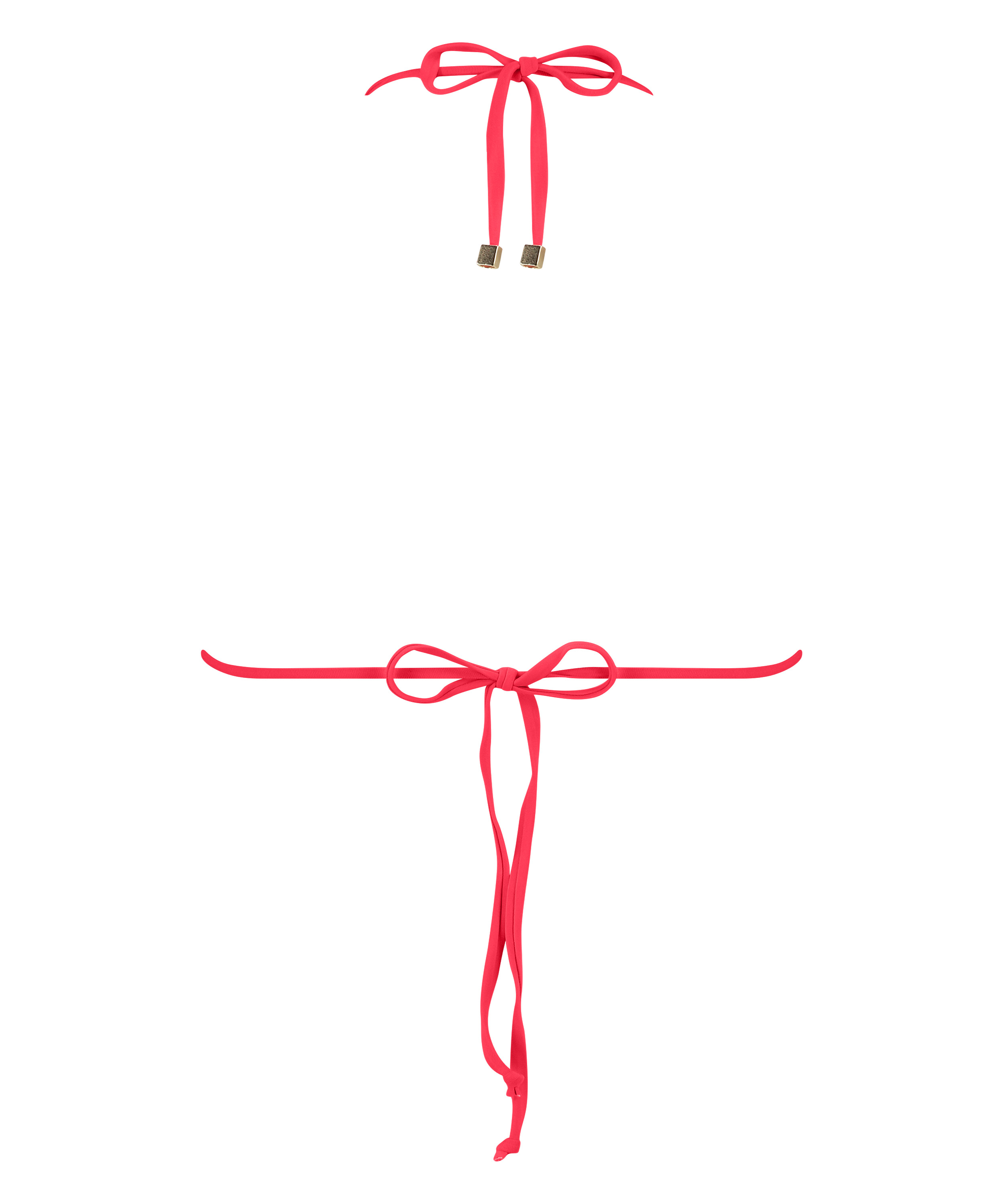 Trekant-bikinitopp Doha, Rød, main