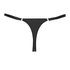 Duckie High Leg Tanga Thong, Svart
