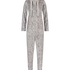 Onesie flanellfleece, Grå
