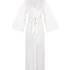 Kimono Long Satin Valerie, Hvit