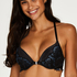 Doutzen Enchanted padded underwired push-up bra, Svart