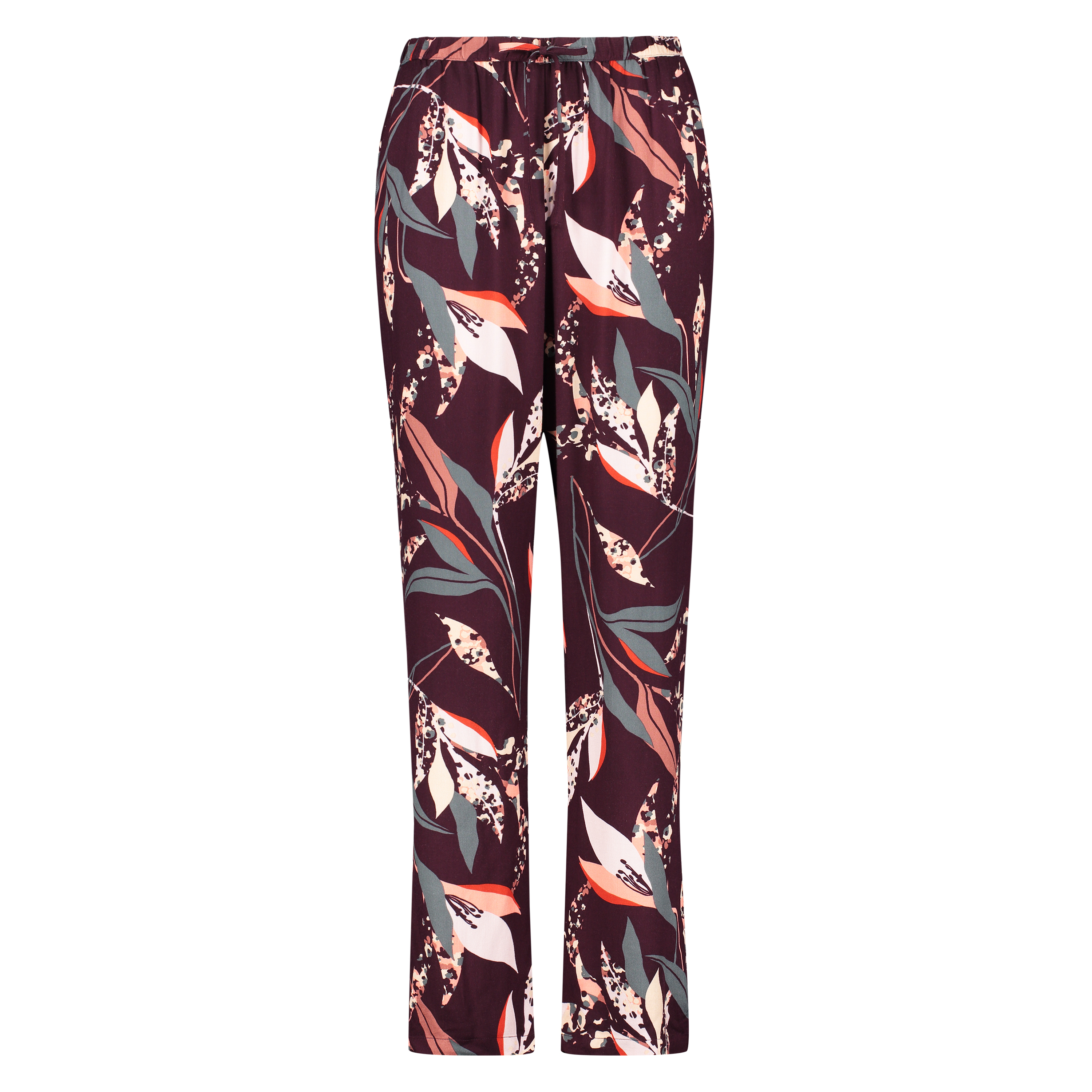 Woven pysjamasbukse, R&oslash;d, main