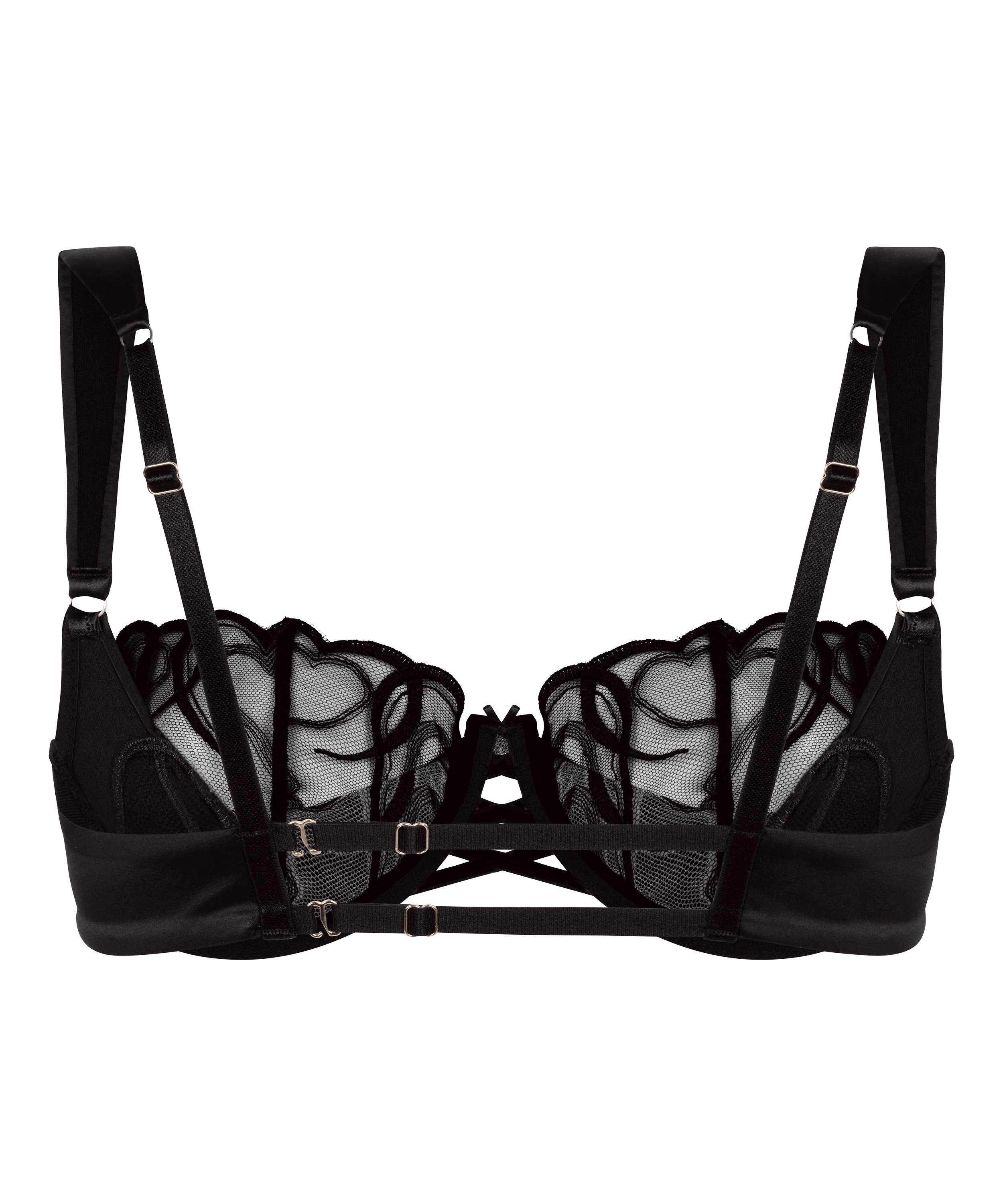 Olivia B&oslash;yle-BH Uten Polstring, Svart, main