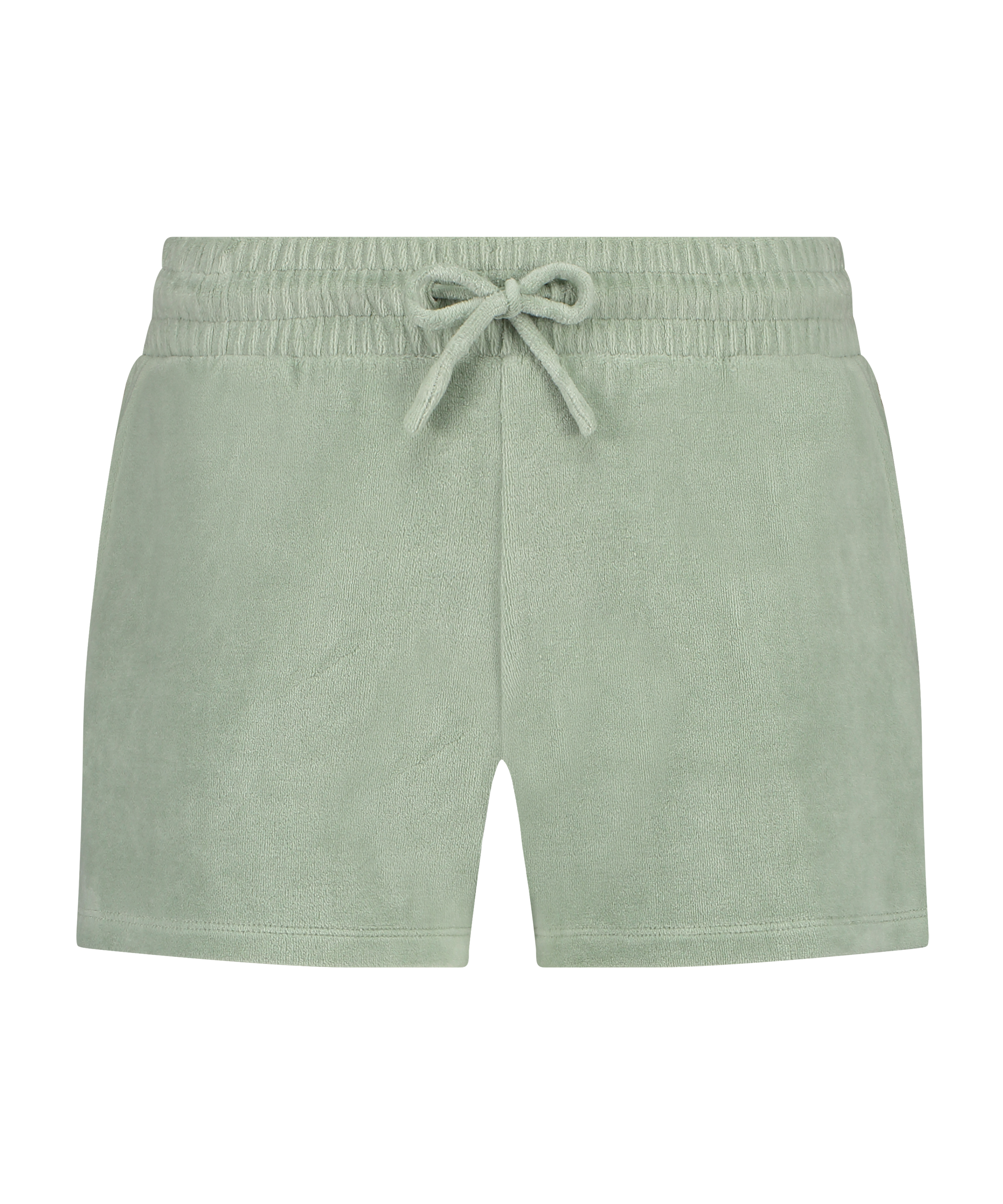 Velours Pocket shorts, Grønn, main