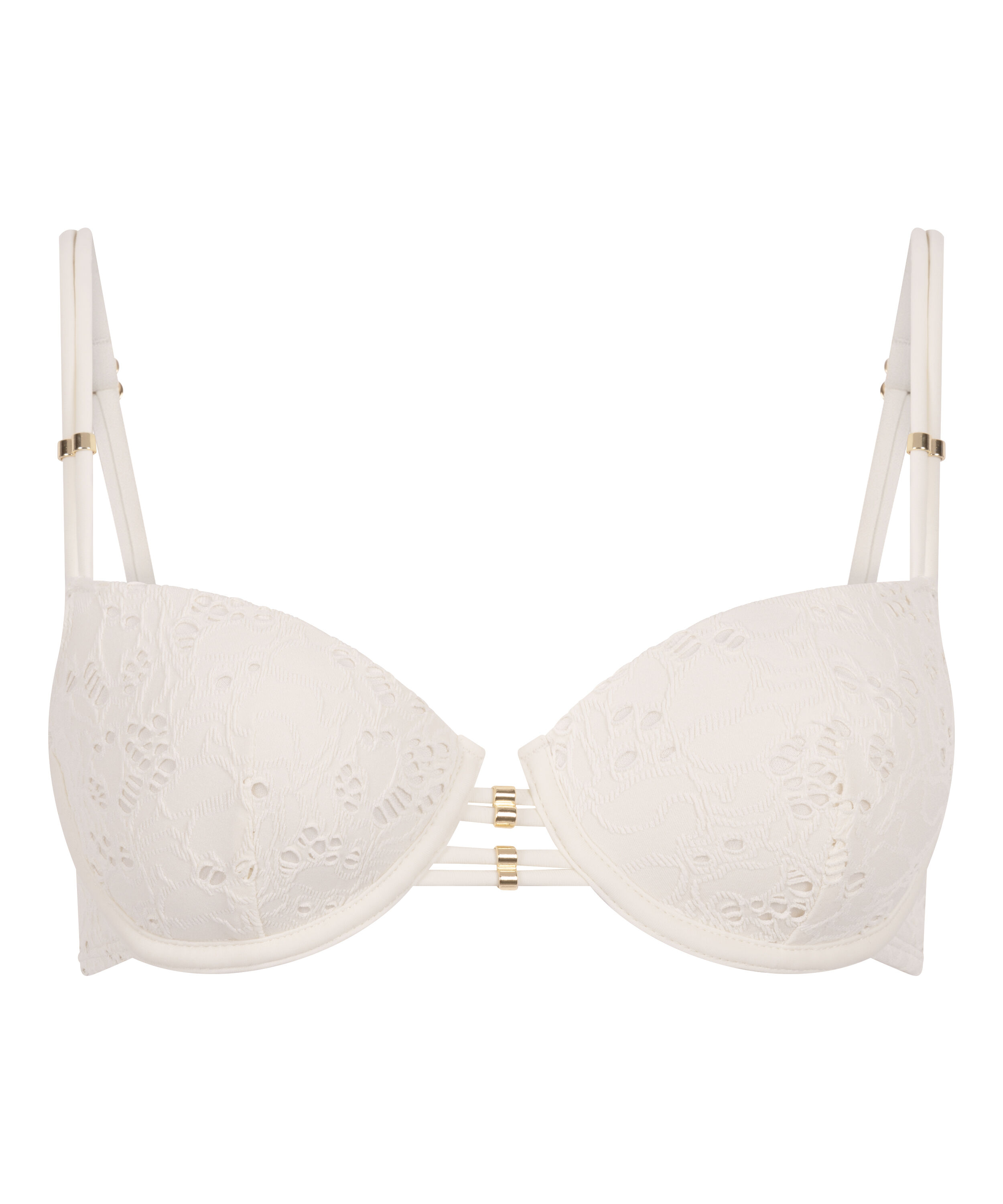 Crochet Bikini Top, Hvit