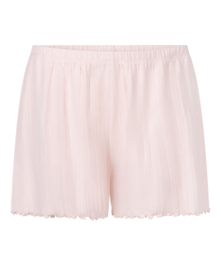 Shorts Pointelle, Rosa