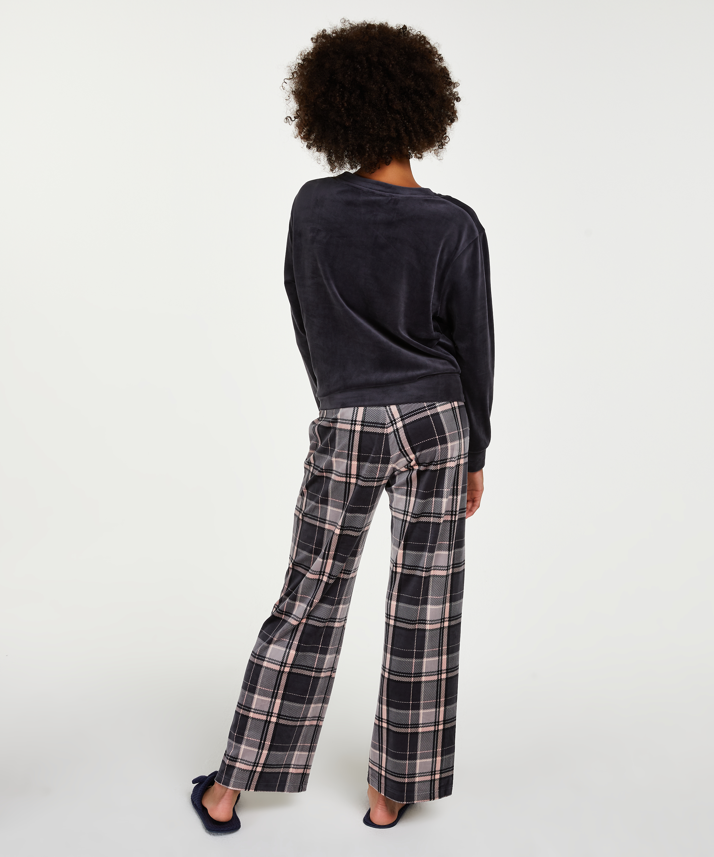 Pyjamassett i fl&oslash;yel, Gr&aring;, main