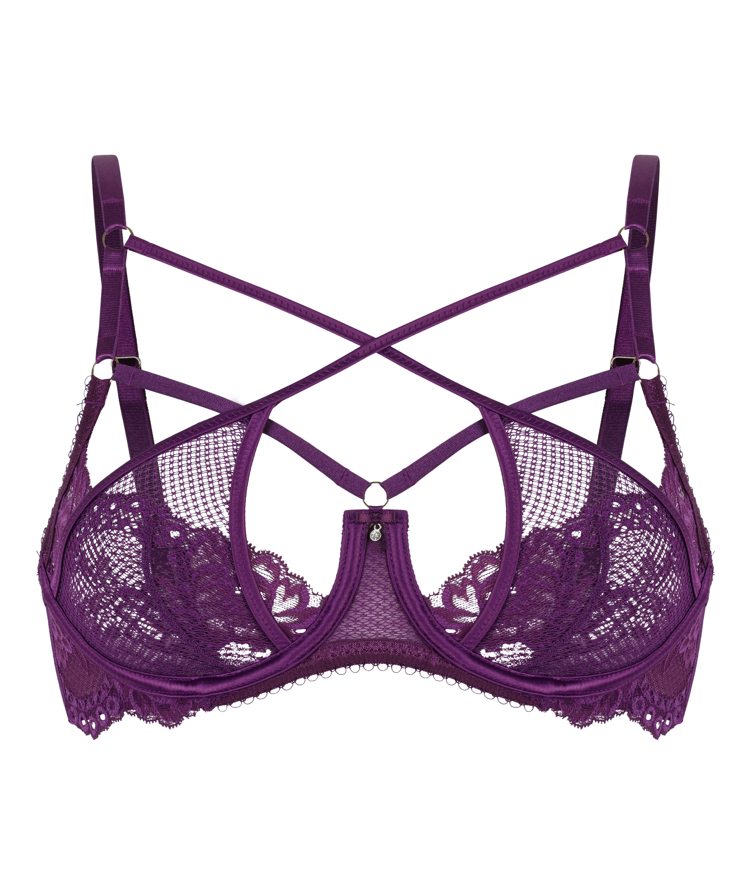 Uvattert bh med b&oslash;yle Anna, Lilla