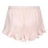 Shorts Velur med rysjer, Rosa