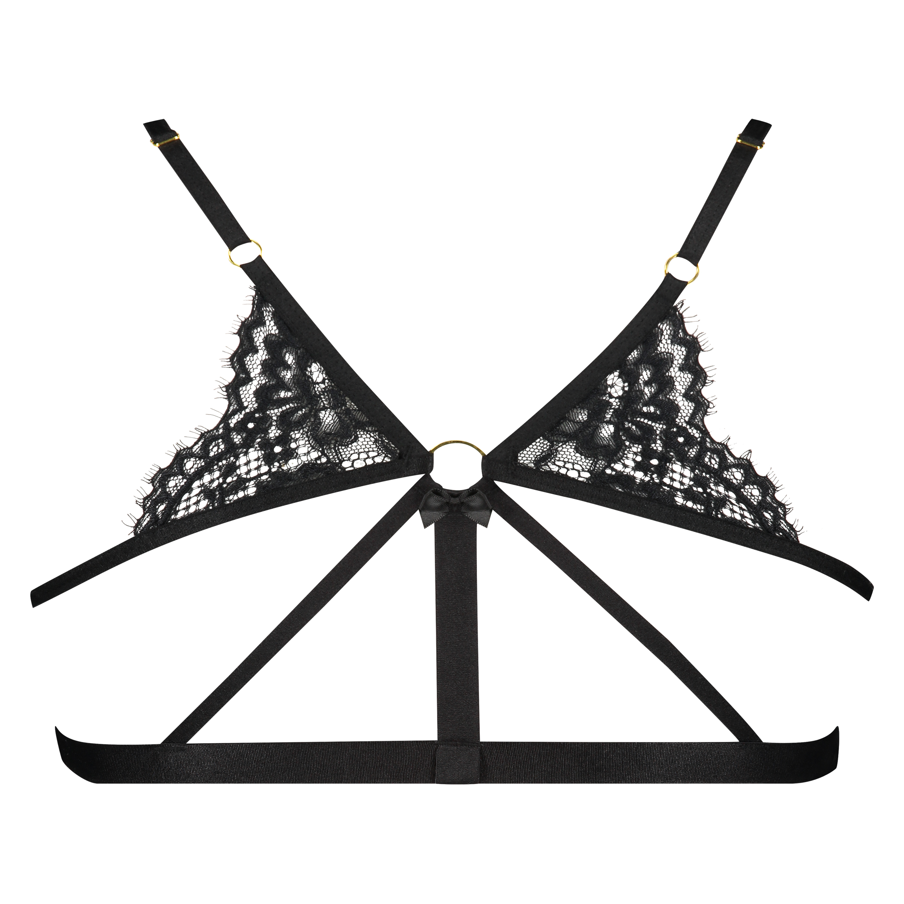 Jenny bralette, Svart, main