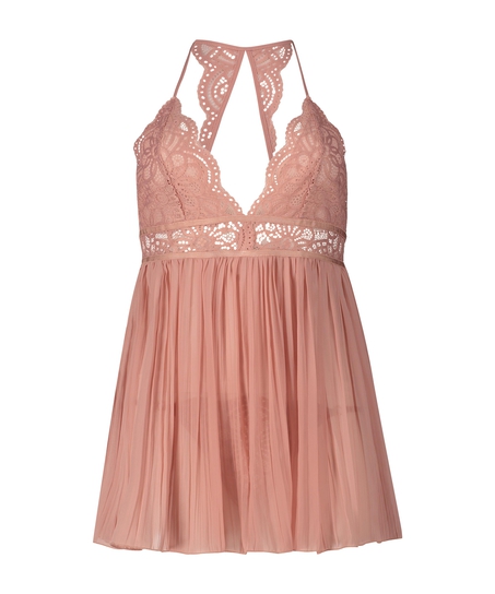 Chiffon babydoll, Beige