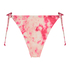 Bikiniunderdel med h&oslash;yt snitt Tie Dye, Rosa