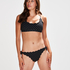 Scallop Goddess frekk bikinitruse, Svart