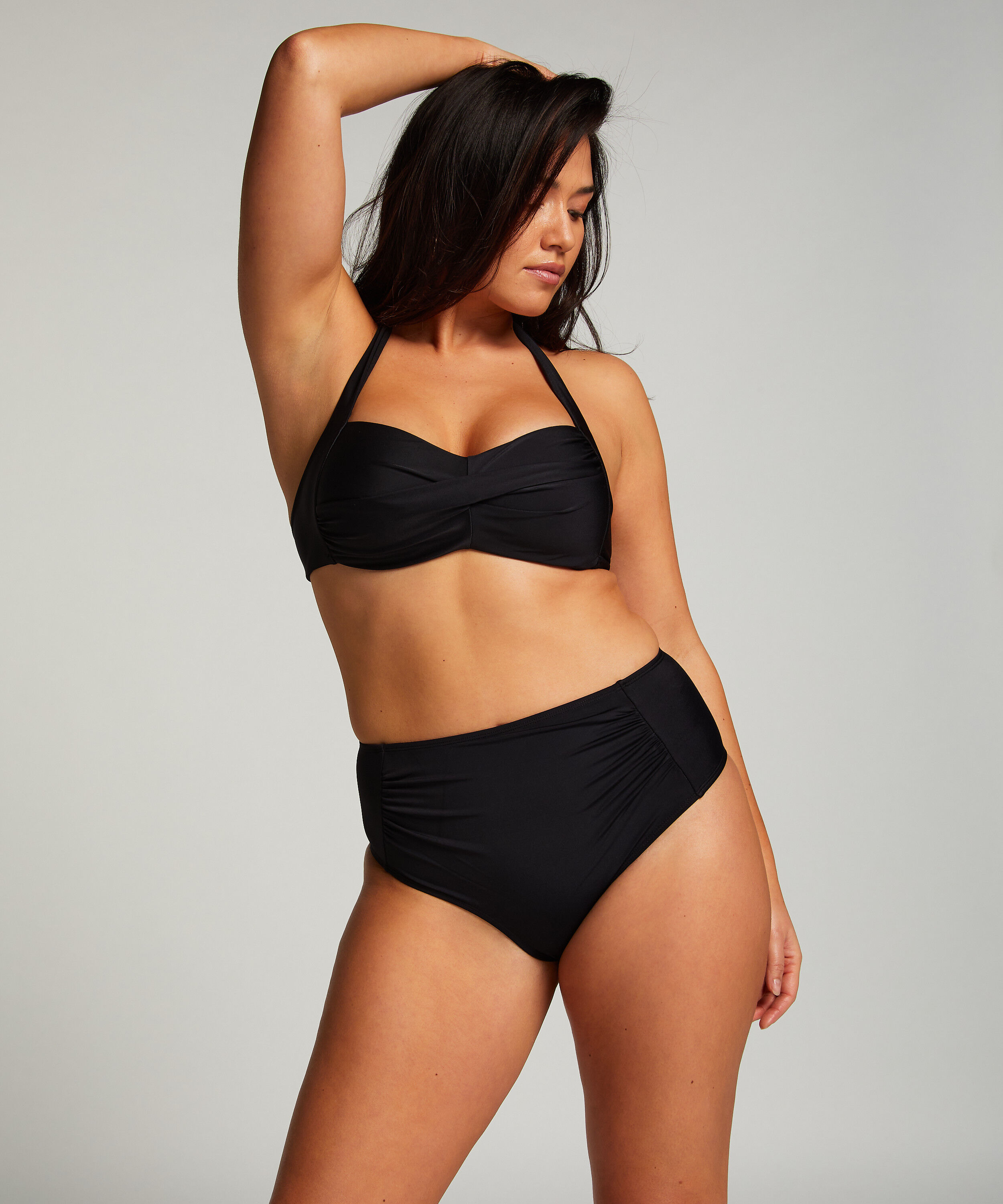 Bandeau-bikinitopp Luxe, Svart