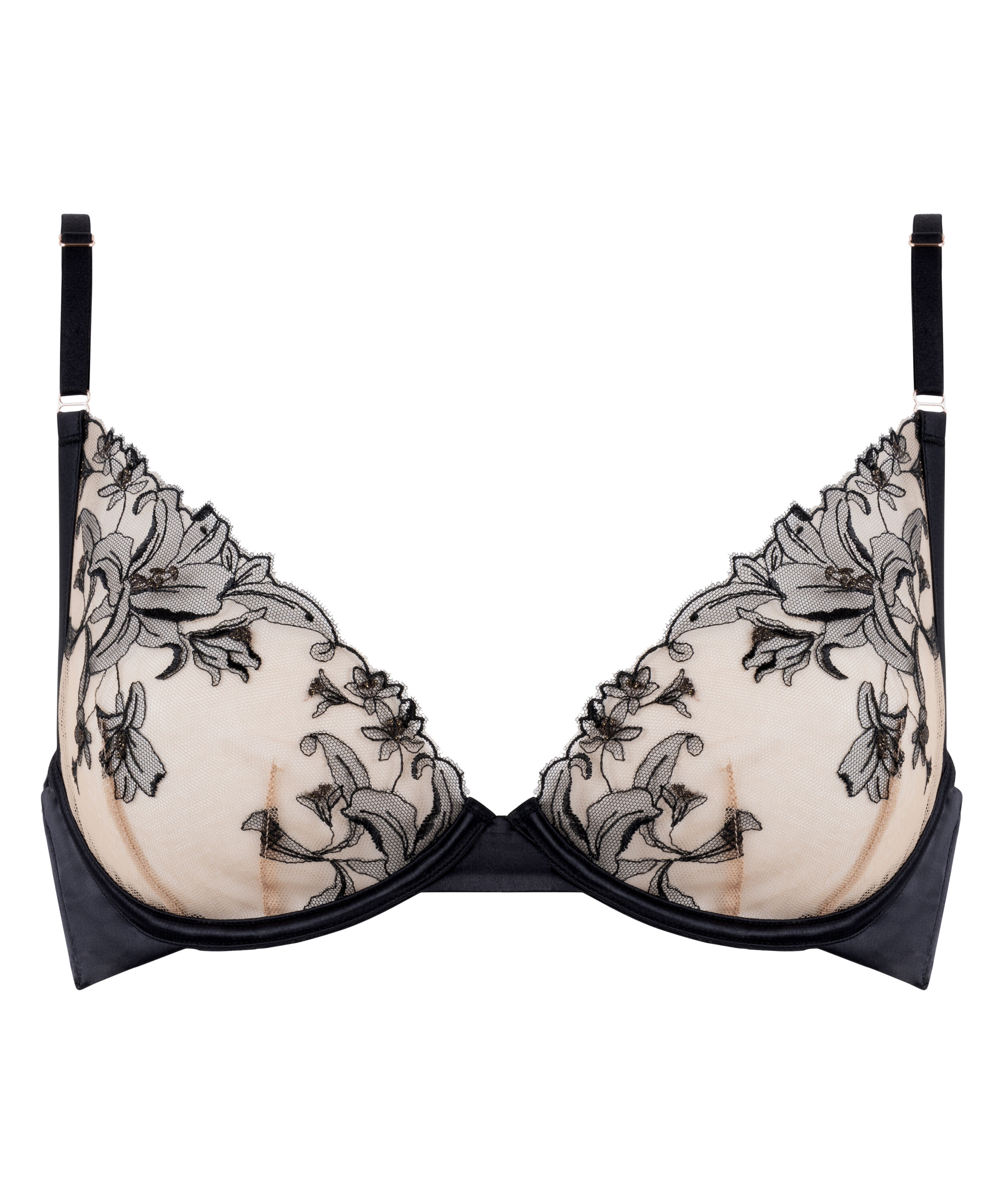 Uf&ocirc;ret BH med b&oslash;yle Anouk, Svart