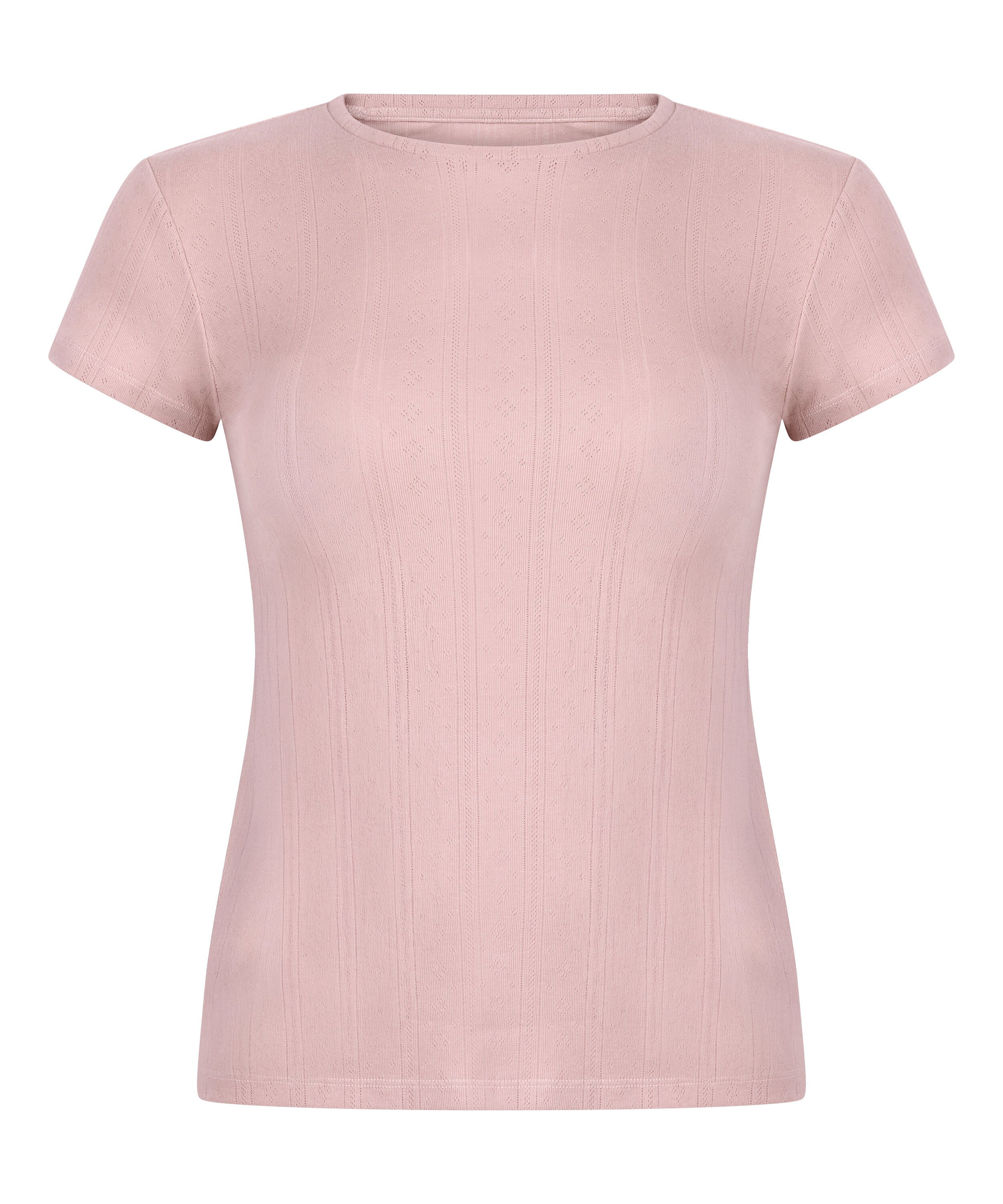 Pointelle topp, Rosa