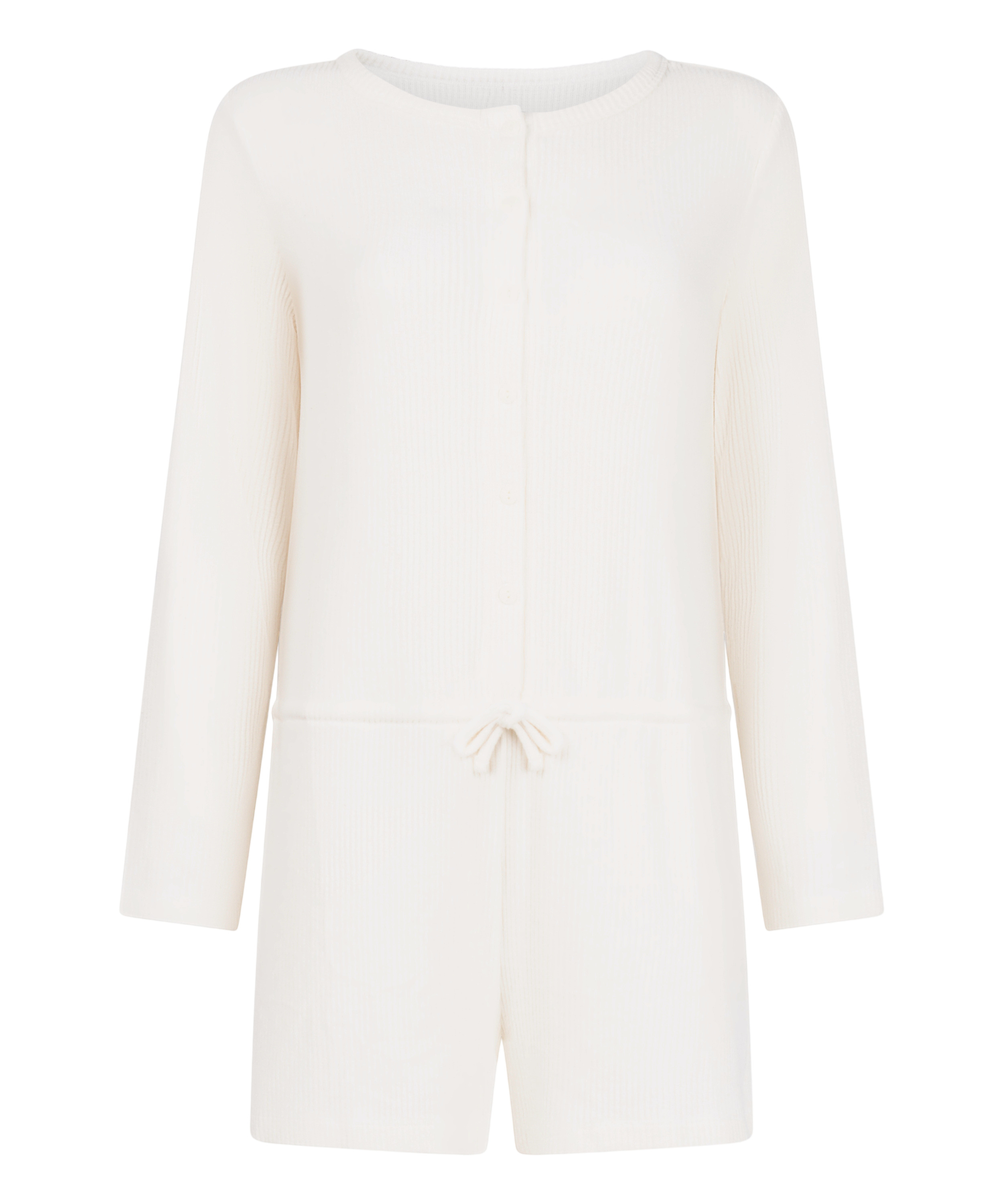 Onesie Short Jersey Rib, Hvit, main