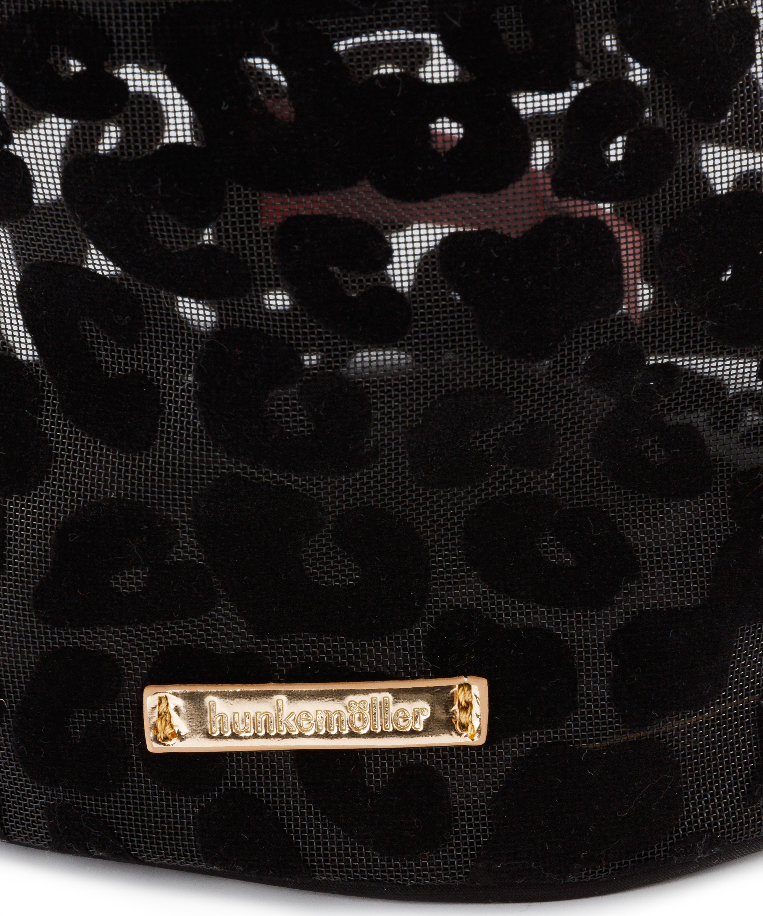 Leopard stor makeupveske, Svart, main