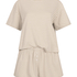 Pyjamasett Jersey, Beige