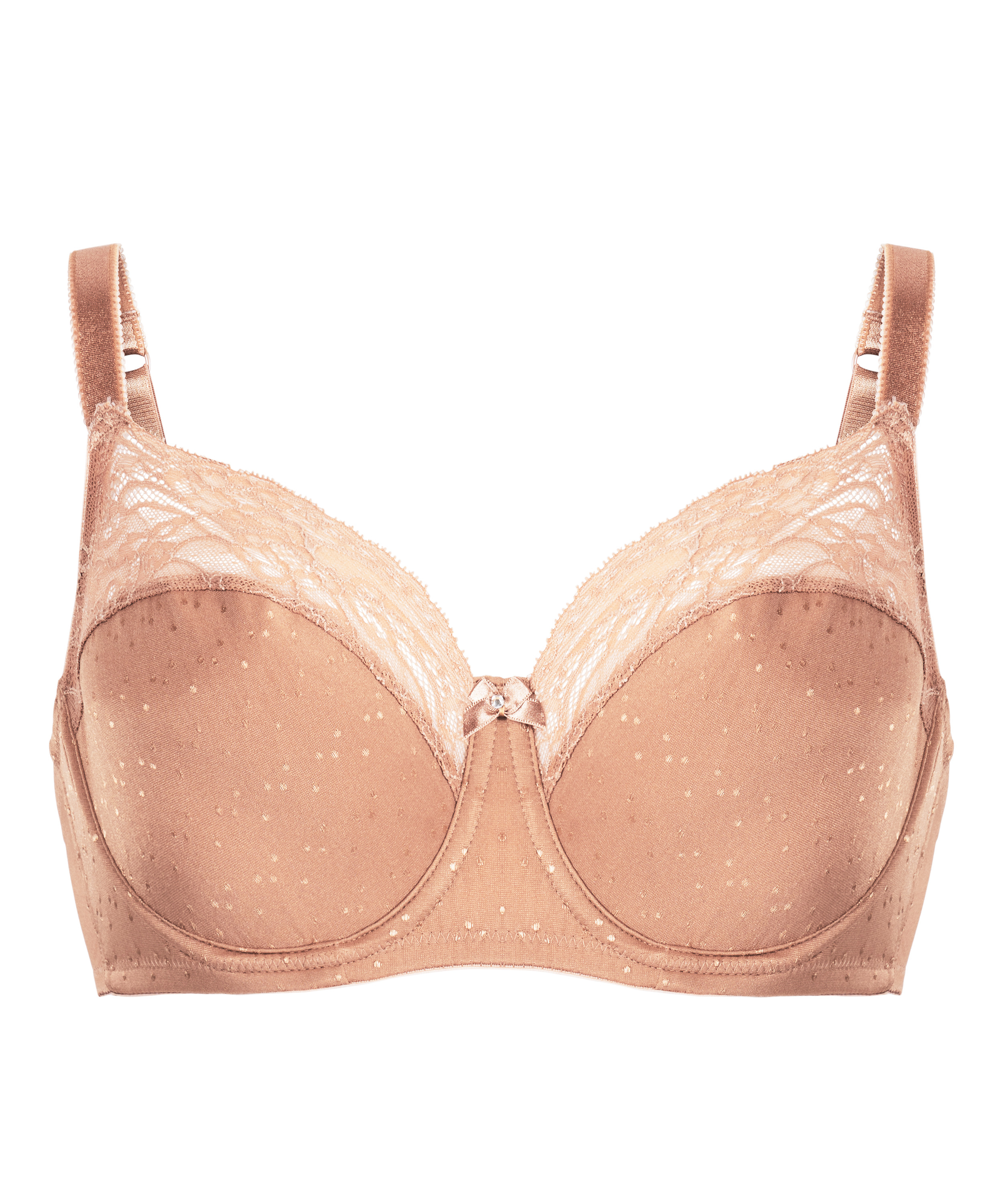 Uvattert bh med b&oslash;yle Sophie, Brun, main