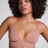 Triangle Bralette Smooth, Brun