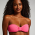 Bandeau Bikinitopp Crinkle, Rosa